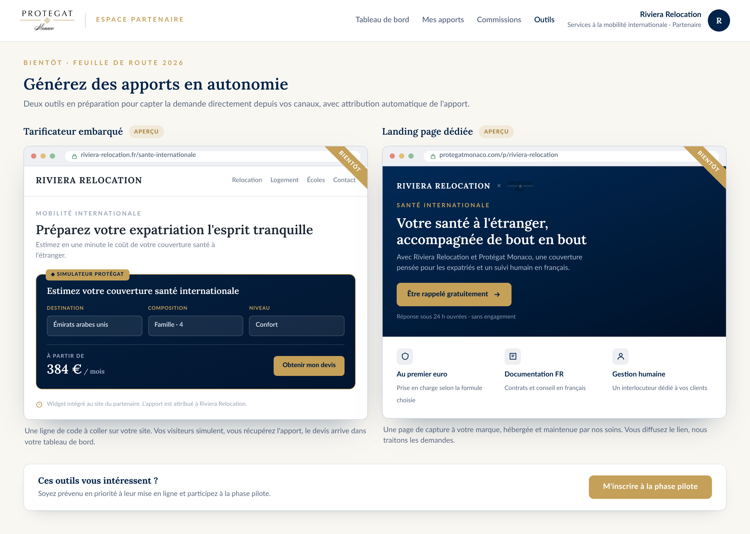 Aperçu des outils à venir pour une société de relocation : tarificateur embarqué et landing page dédiée